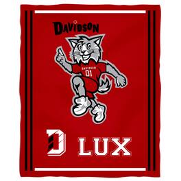 Vive La Fete - Davidson Wildcats 36'' x 48'' Children's Mascot Plush Blanket - Multicolor