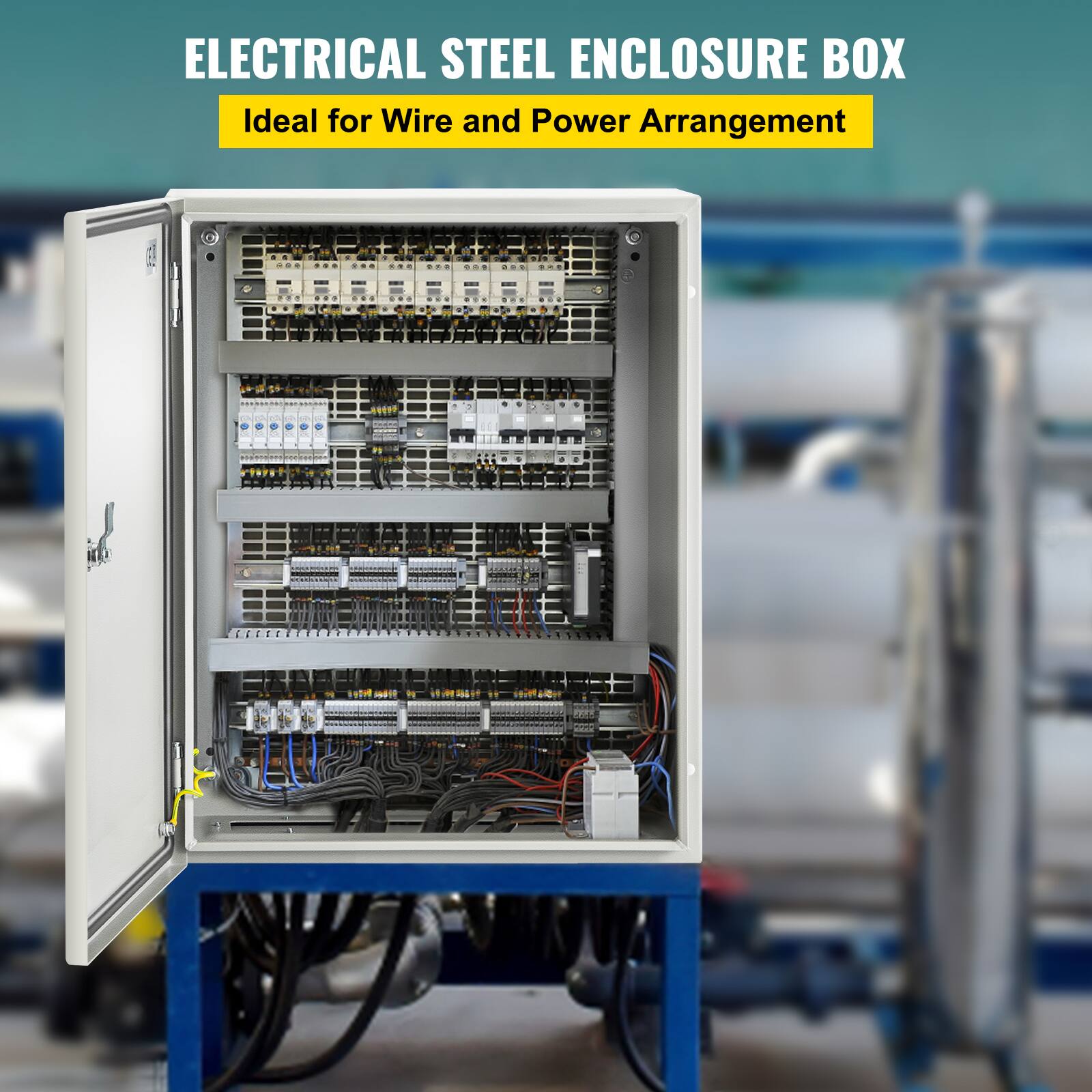 ELECTRICAL STEEL ENCLOSURE BOX  
Ideal for Wire and Power Arrangement