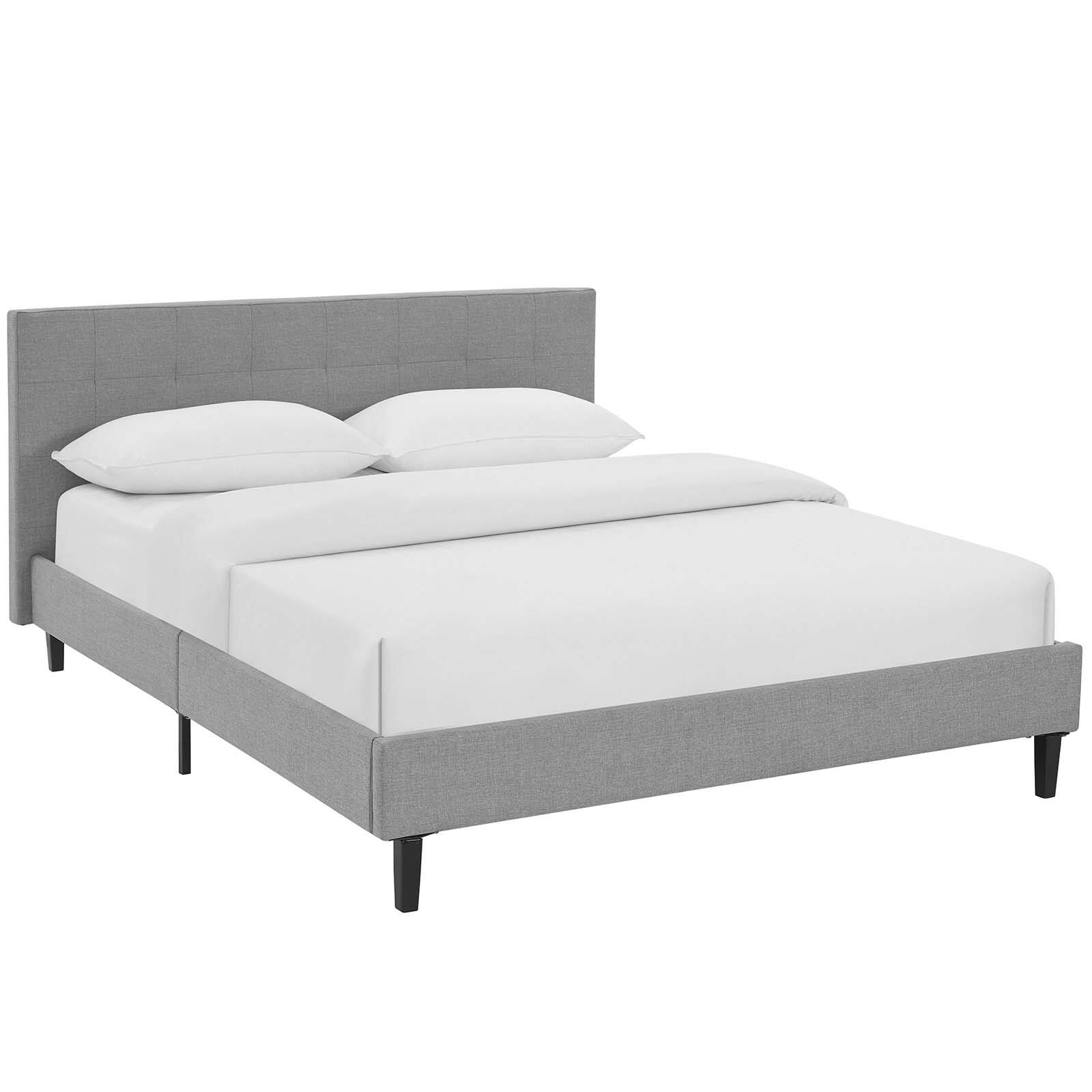 Angle. Modway - Anya Full Bed - Black.