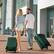 Alt View 9. Winado - 3 Piece 20" 24" 28" Carry On Luggage Set Spinner Wheels Trolley Hardside Suitcase Sets with TSA Lock for Travel Business - Dark Green.