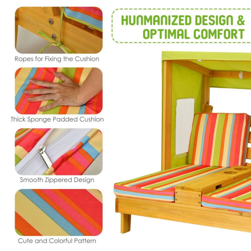 HUMANIZED DESIGN & OPTIMAL COMFORT

- Ropes for Fixing the Cushion
- Thick Sponge Padded Cushion
- Smooth Zippered Design
- Cute and Colorful Pattern