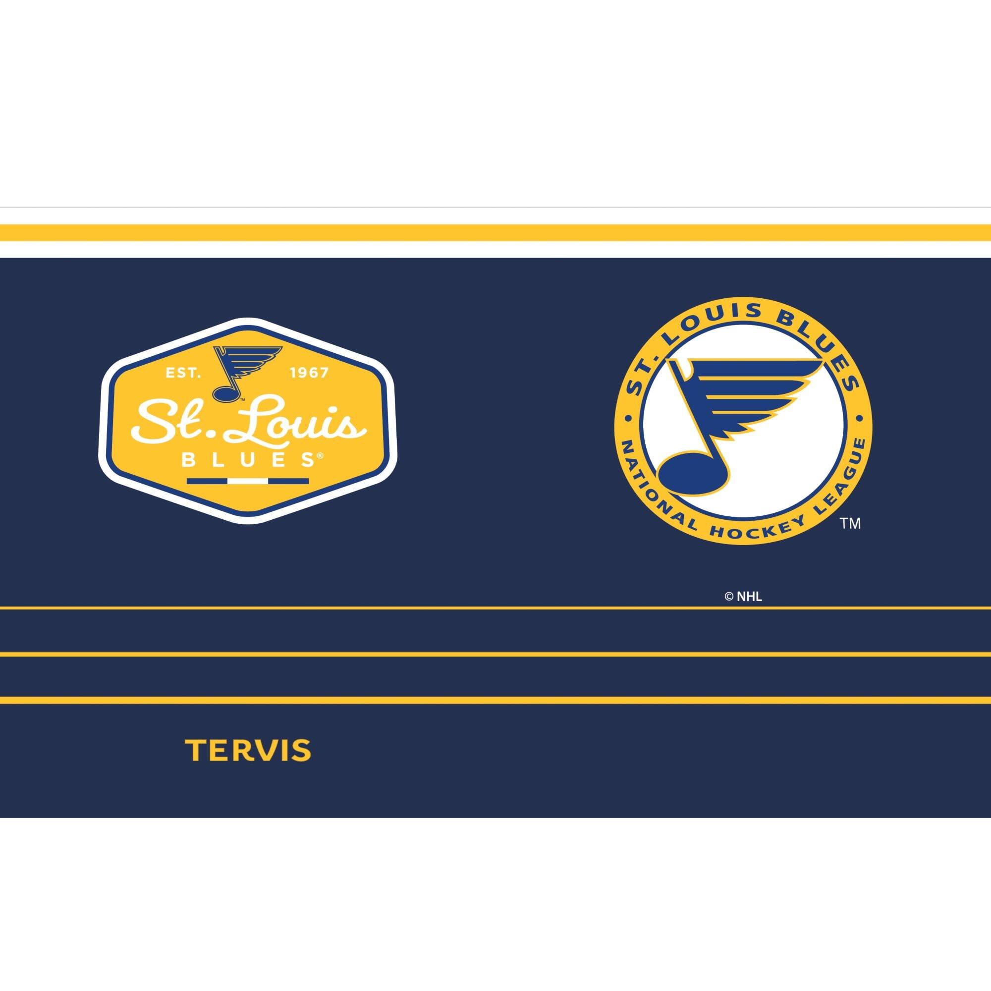 EST. 1967  
St. Louis BLUES  
NATIONAL HOCKEY LEAGUE  
TM  
© NHL  

TERVIS