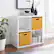 Alt View 19. Linon Home Décor - Chabis 4-Cubby Storage Cabinet - White.