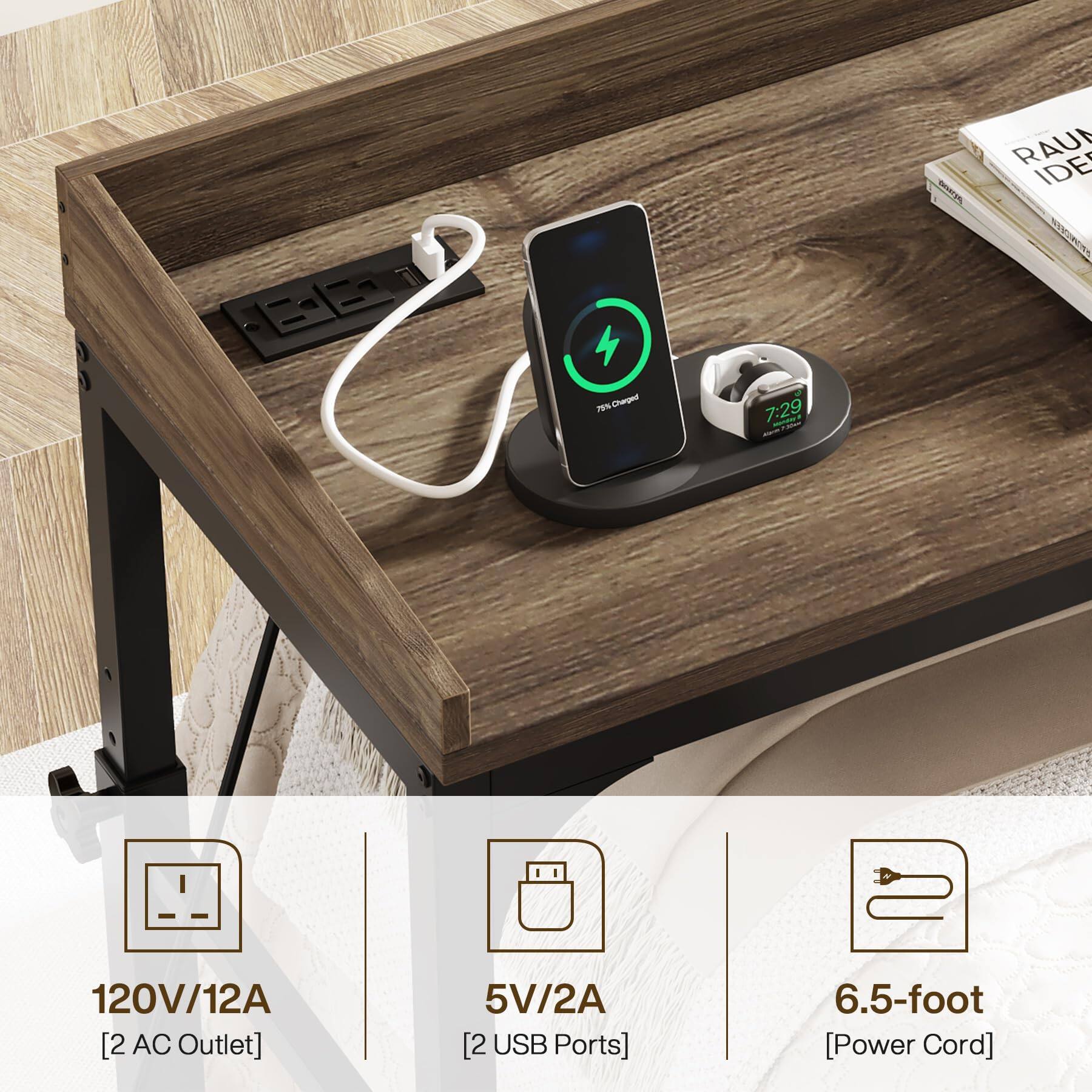 RAUN IDE PAUMIDEEN

75% Charged
7:29

120V/12A [2 AC Outlet]
5V/2A [2 USB Ports]
6.5-foot [Power Cord]