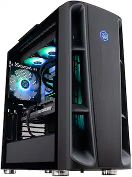 ADVANCED BATTLESTATIONS - ABS Kaze II Ruby Gaming PC - Windows 11 - AMD Ryzen 7 9800X3D - GeForce RTX 5080 - 32GB DDR5 6400 - 2TB - Black