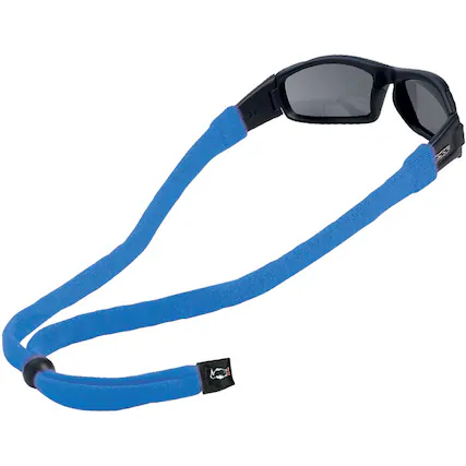 Front. Chums - Chums Original Cotton Large End Eyewear Retainer - Royal - Royal.