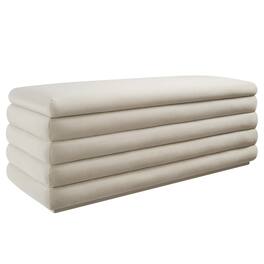 Mezzo Upholstered Performance Velvet Storage Bench by Modway - Brown