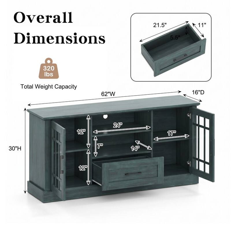Overall Dimensions
21.5" x 5.5" x 11"
Total Weight Capacity
320 lbs
62"W x 16"D x 30"H
24" x 17" x 14"
12" x 7" x 12"