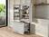 Left. Thor Kitchen - 36 in. Wide 28.9 Cu. Ft. Full Depth French Door Refrigerator With Water Dispenser and Dual Ice Maker - Stainless Steel.
