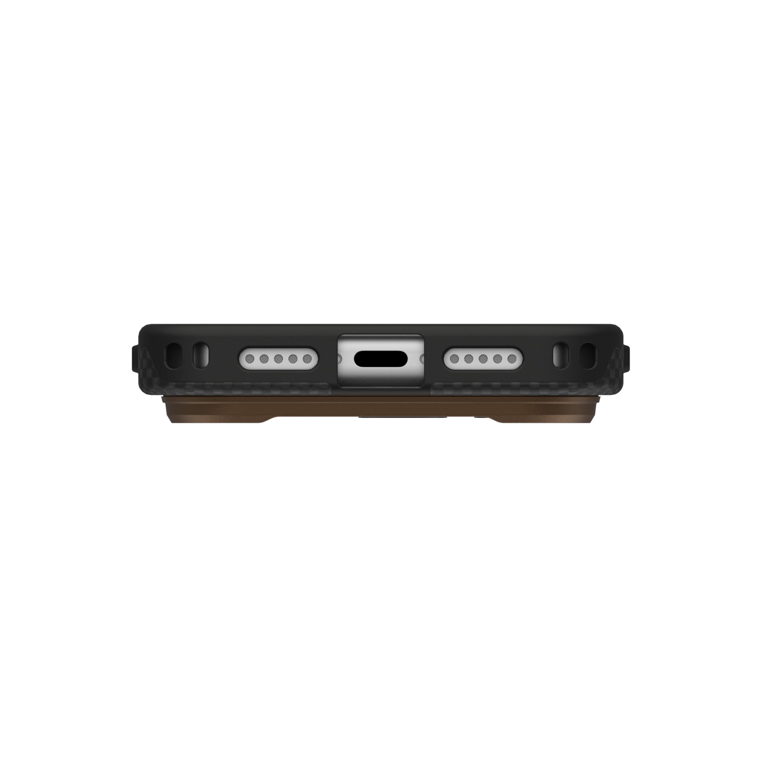 Alt View 8. UAG - iPhone 17 Pro Case with MagSafe, Kevlar® Aramid Fiber Construction Protective Cover - Kevlar Graphite/Bronze.