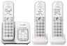Panasonic - KX-TGD833W DECT 6.0 Expandable Cordless Phone System with Digital Answering System - White