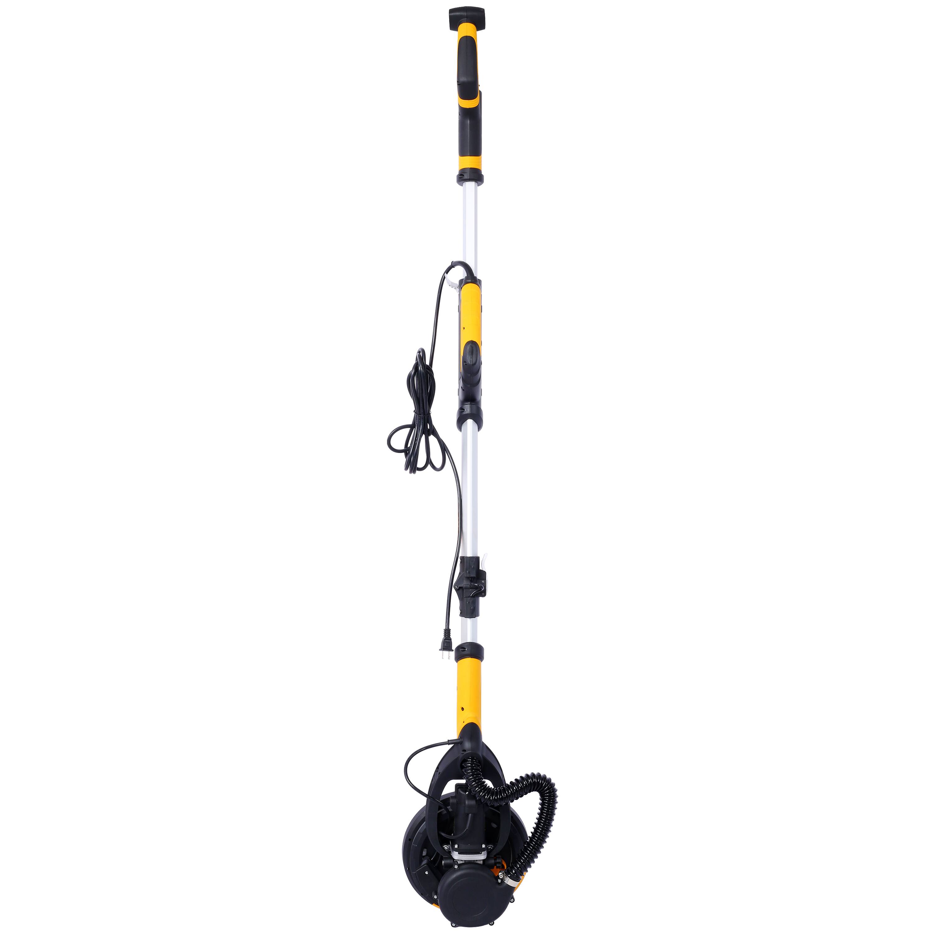 Alt View 9. GOODSILO - 780W Electric Drywall Sander with Vacuum Dust Collection & Variable Speed Control for Wall Finishing - Yellow+Black.
