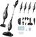 Front. Sweet - 10-in-1 Steam Mop, 1550W Detachable Handheld Steam Cleaner for Floor Cleaning, 16FT Cord, 2 Washable Pads - Black Grey.