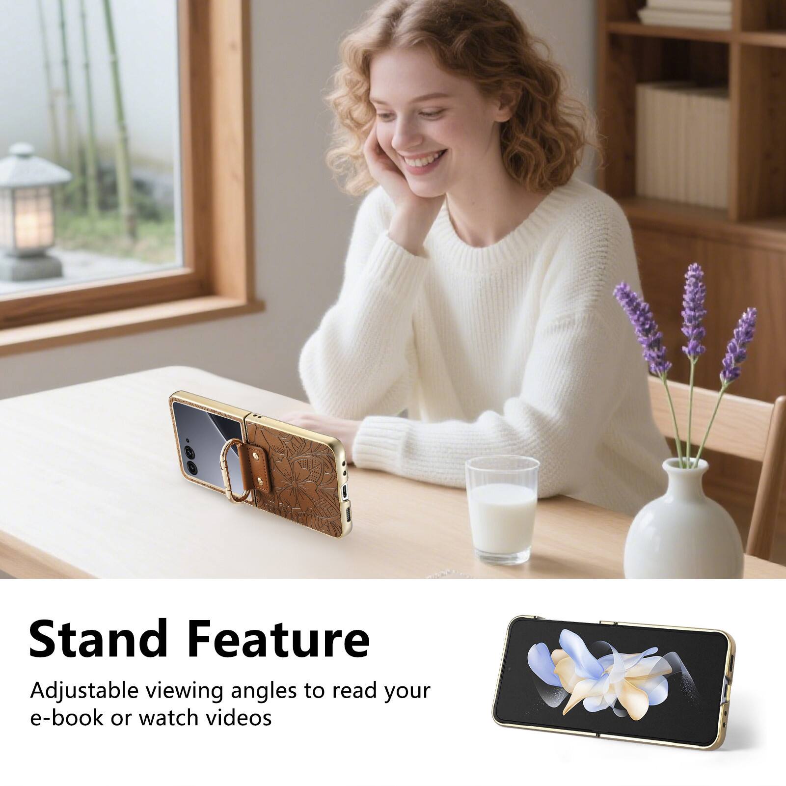 Stand Feature

Adjustable viewing angles to read your e-book or watch videos