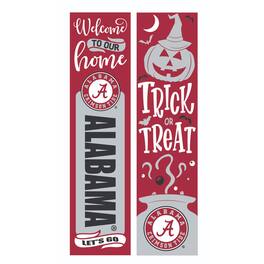 Evergreen Enterprises - Alabama Crimson Tide 47" Double Sided Halloween Leaner Fan Sign - Multicolor