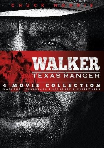 Front. Walker, Texas Ranger: 4-Movie Collection (Warzone / Flashback / Standoff / Whitewater)   - DVD.