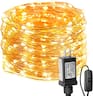 Lepro - 66ft LED Fairy String Lights, 3000K Warm White, Waterproof Copper Wire, Hanging for Bedroom Patio Wedding Christmas