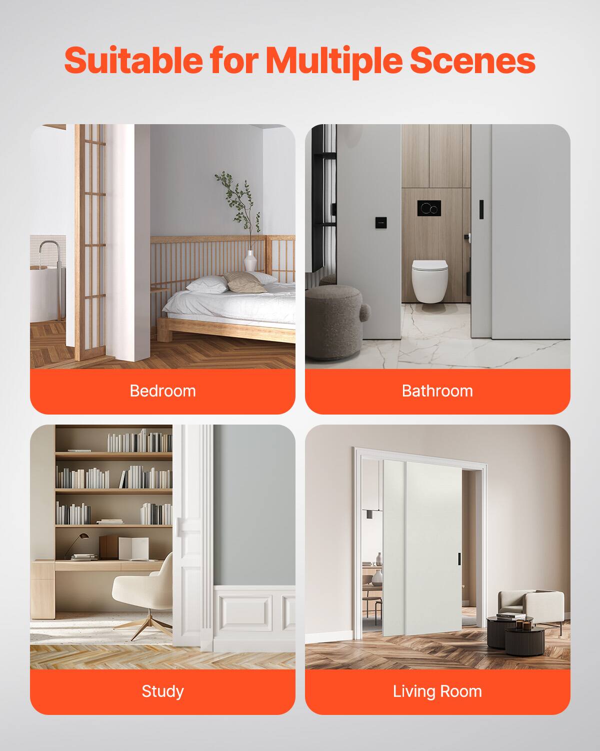Suitable for Multiple Scenes

- Bedroom
- Bathroom
- Study
- Living Room