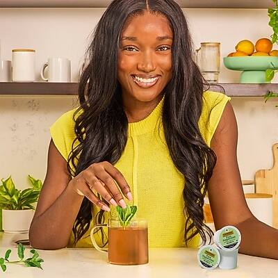 Alt View 2. Twinings - Twinings Pure Peppermint Herbal Tea, Keurig® K-Cup® Pods, 24/Box (TNA85813).