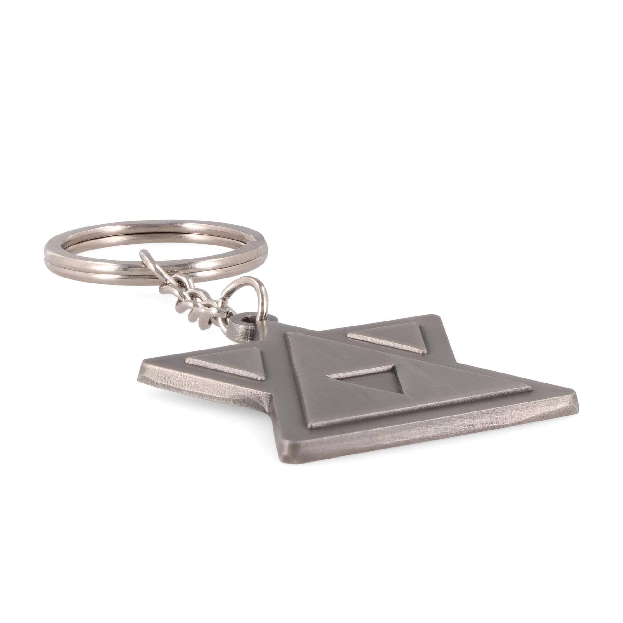 Alt View 2. Gaya Entertainment - Battleborn "Jennerit Empire" Logo Metal Keychain - Silver.