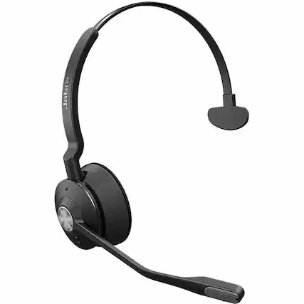 Front. Jabra - Jabra Engage 65 SE Headset - Mono - Wireless - Over-the-head - Monaural - Supra-aural - Black - Black.