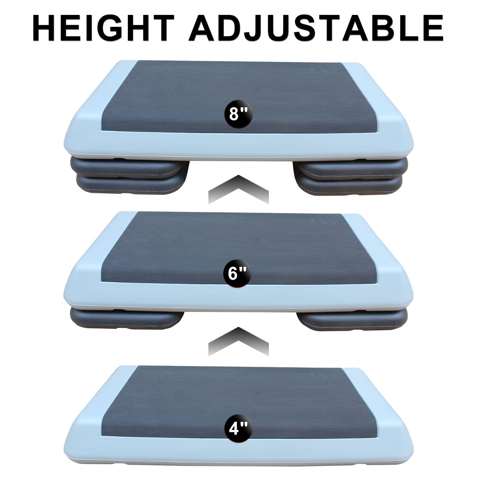 HEIGHT ADJUSTABLE

8"

6"

4"