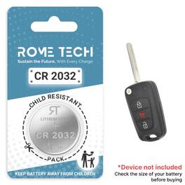 RomeTech - Replacement Battery for Key Fob - Kia Rio 2010-2015