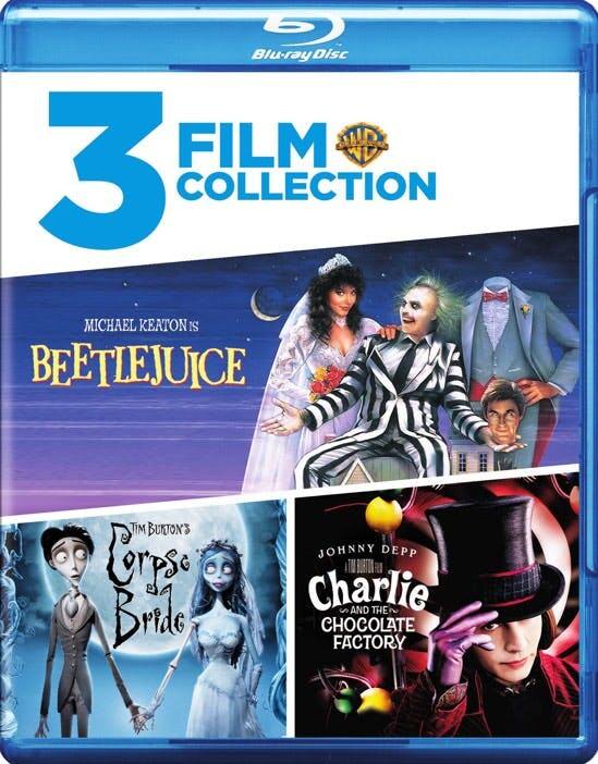 Beetlejuice/Charlie and the Chocolate Factory/Corpse Bride (Box Set) [Blu-ray] [Standard]