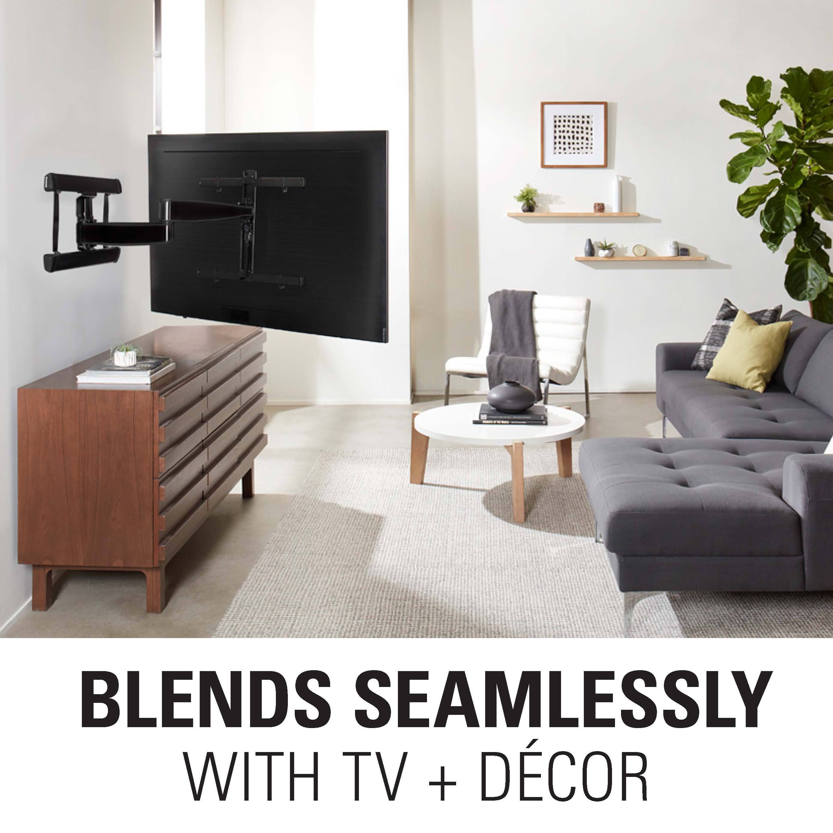 Blends Seamlessly with TV + Decor