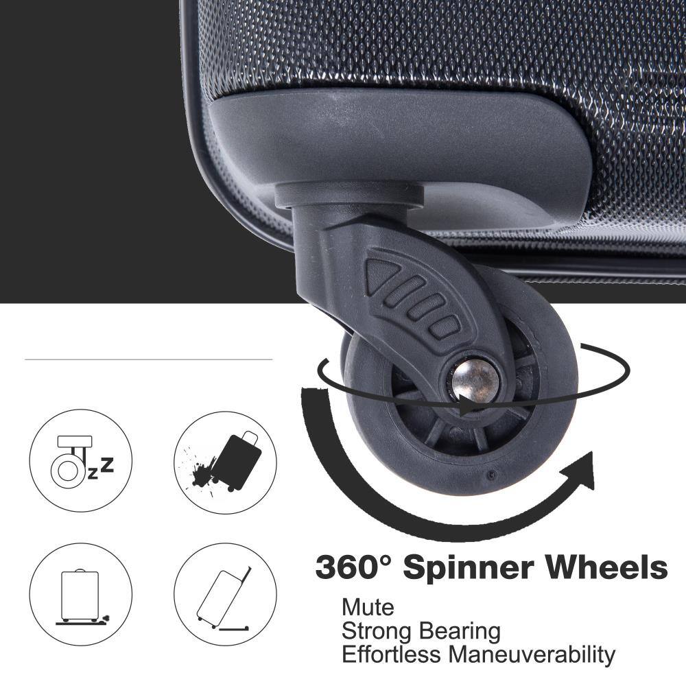 360° Spinner Wheels  
Mute  
Strong Bearing  
Effortless Maneuverability