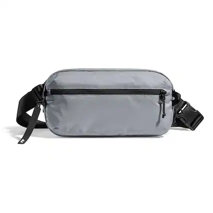 Front. tomtoc - Aviator-T33 3.5L Sling Bag with RFID Blocking, Minimalist Crossbody Bag Chest Bag Shoulder Pack for Travel, Daily Use - Gray.