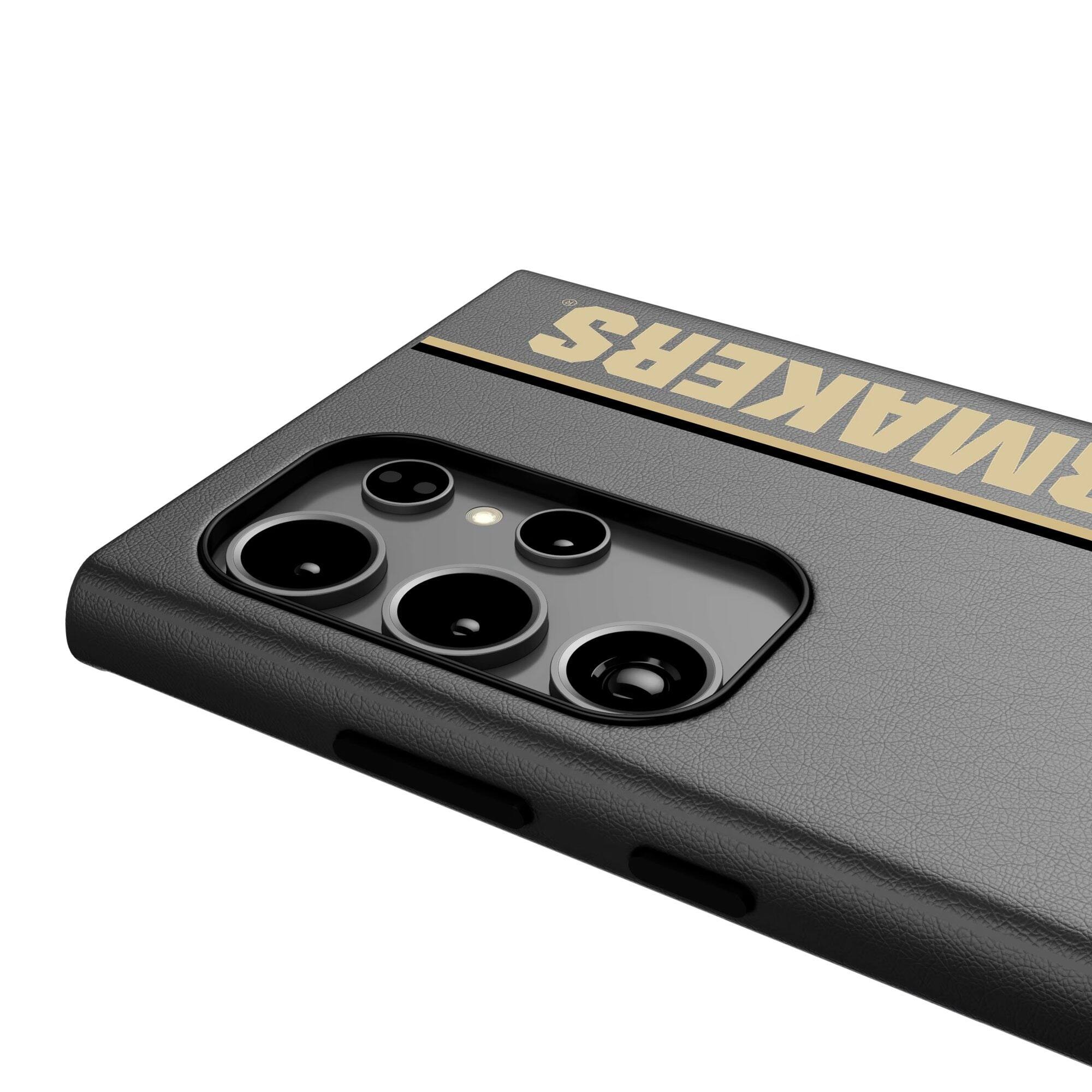 Alt View 2. Keyscaper - Purdue Boilermakers Galaxy Magnetic Bump Case - S24 Ultra - Black.