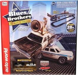 PopMarket - The Blues Brothers - Auto World - The Blues Brothers: 106 Miles to Chicago HO Slot Car Race Set 28' - COLLECTIBLES - Multicolor