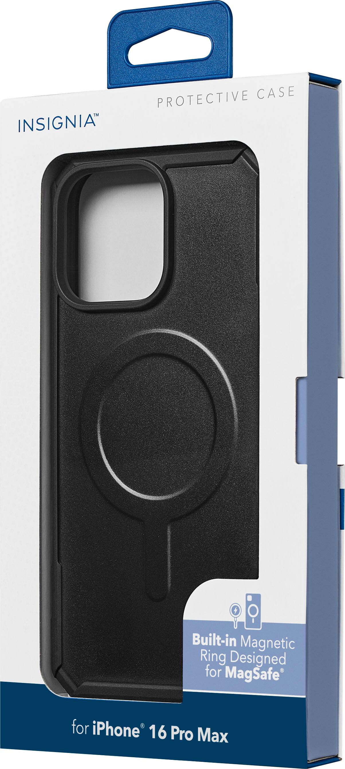 INSIGNIA PROTECTIVE CASE + Built-in Magnetic Ring Designed for MagSafe for iPhone 16 Pro Max