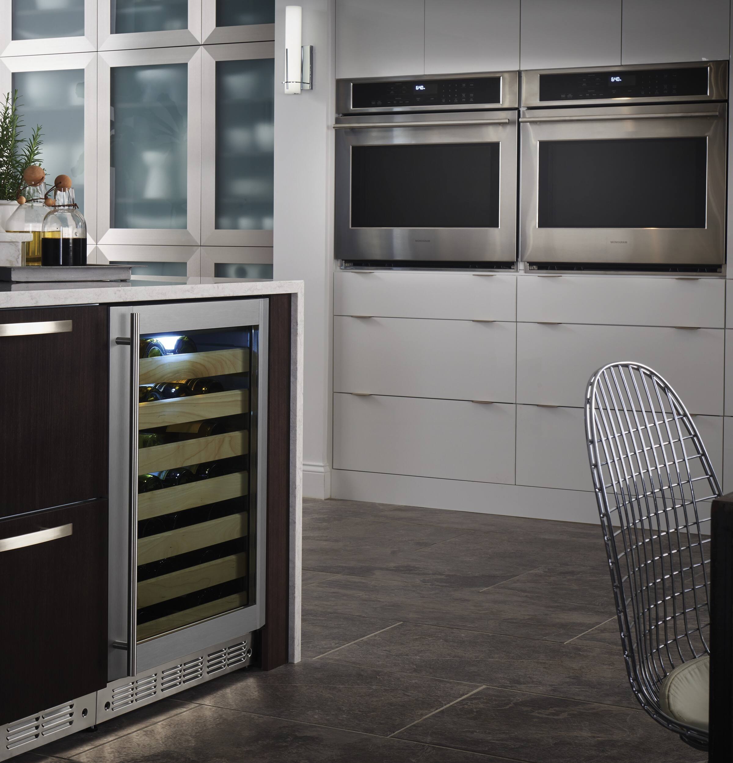 Alt View 35. Monogram - 5.0 Cu.Ft. Built-In Compact Refrigerator with Adjustable Temperature Control - Custom Panel Ready.