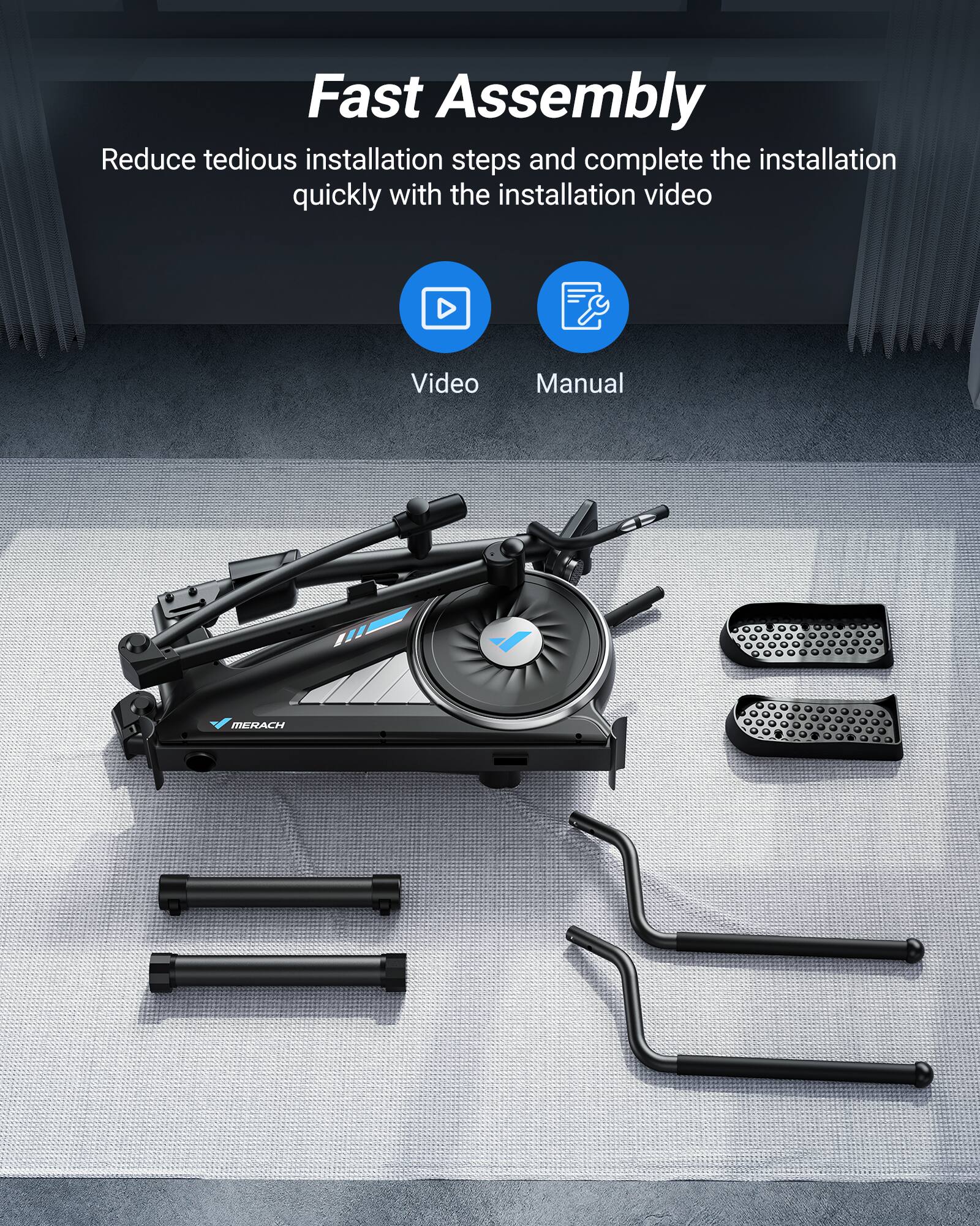 Fast Assembly

Reduce tedious installation steps and complete the installation quickly with the installation video

Video Manual