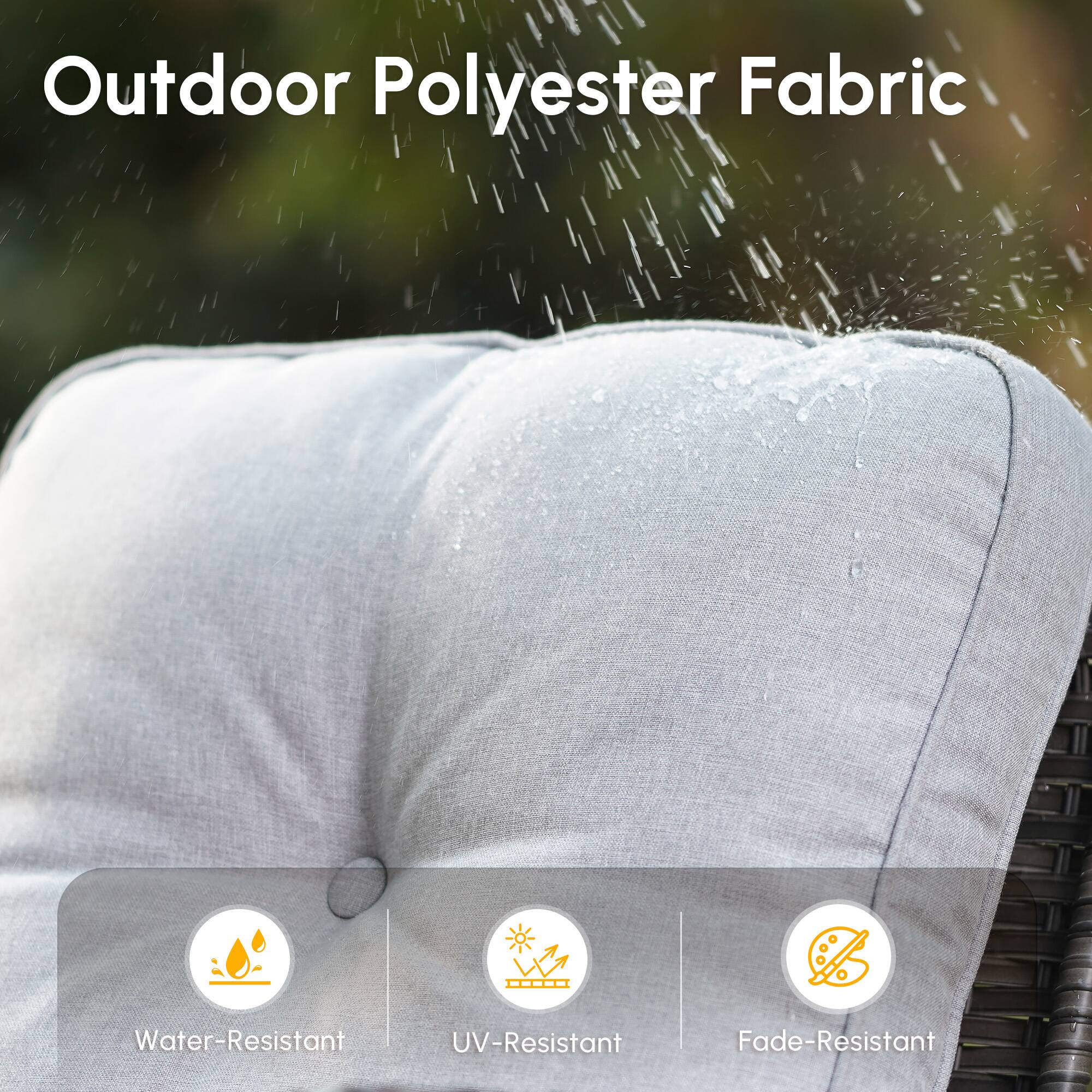 Outdoor Polyester Fabric

- Water-Resistant
- UV-Resistant
- Fade-Resistant