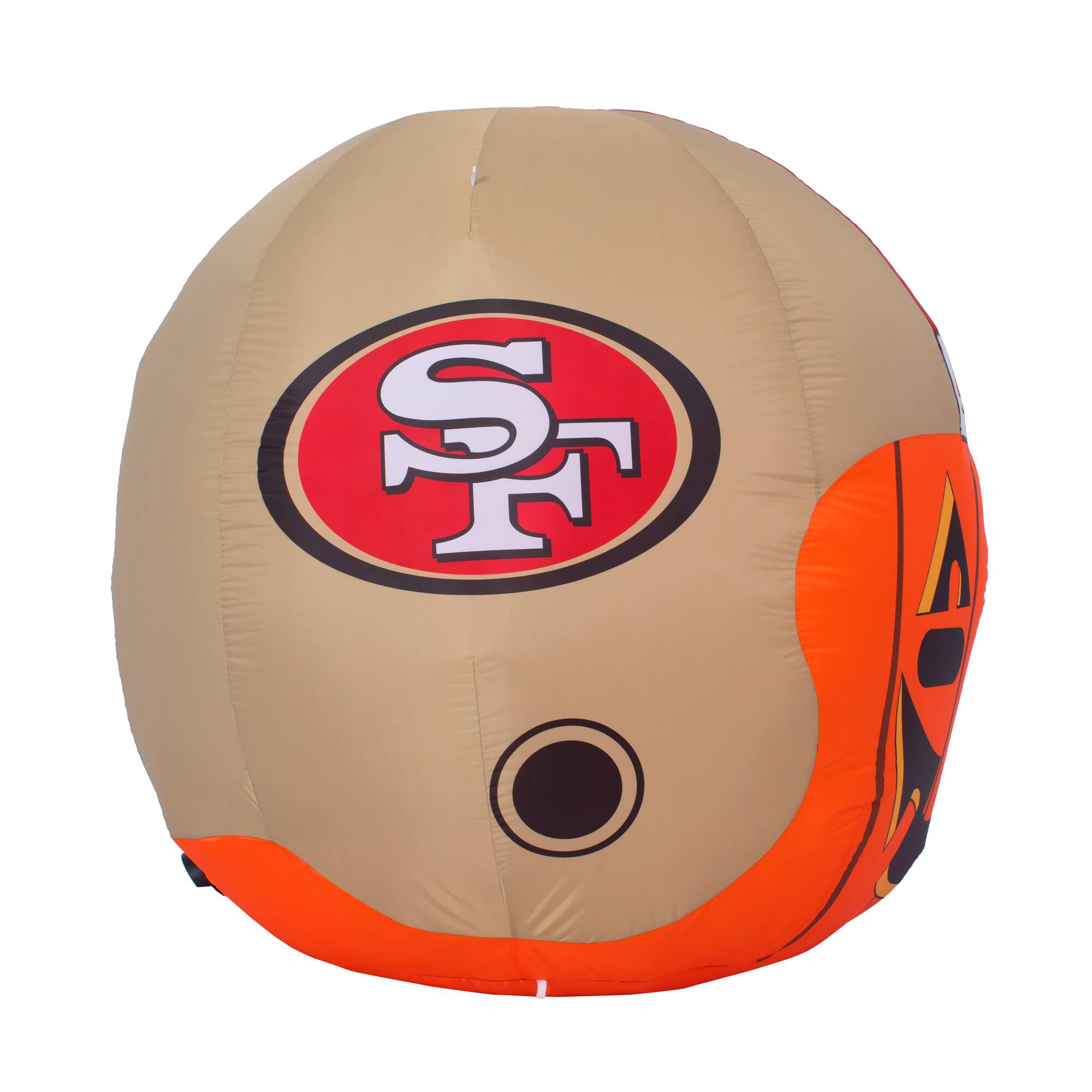 Alt View 2. Sporticulture - San Francisco 49ers 4' Inflatable Jack-O'-Helmet - Multicolor.