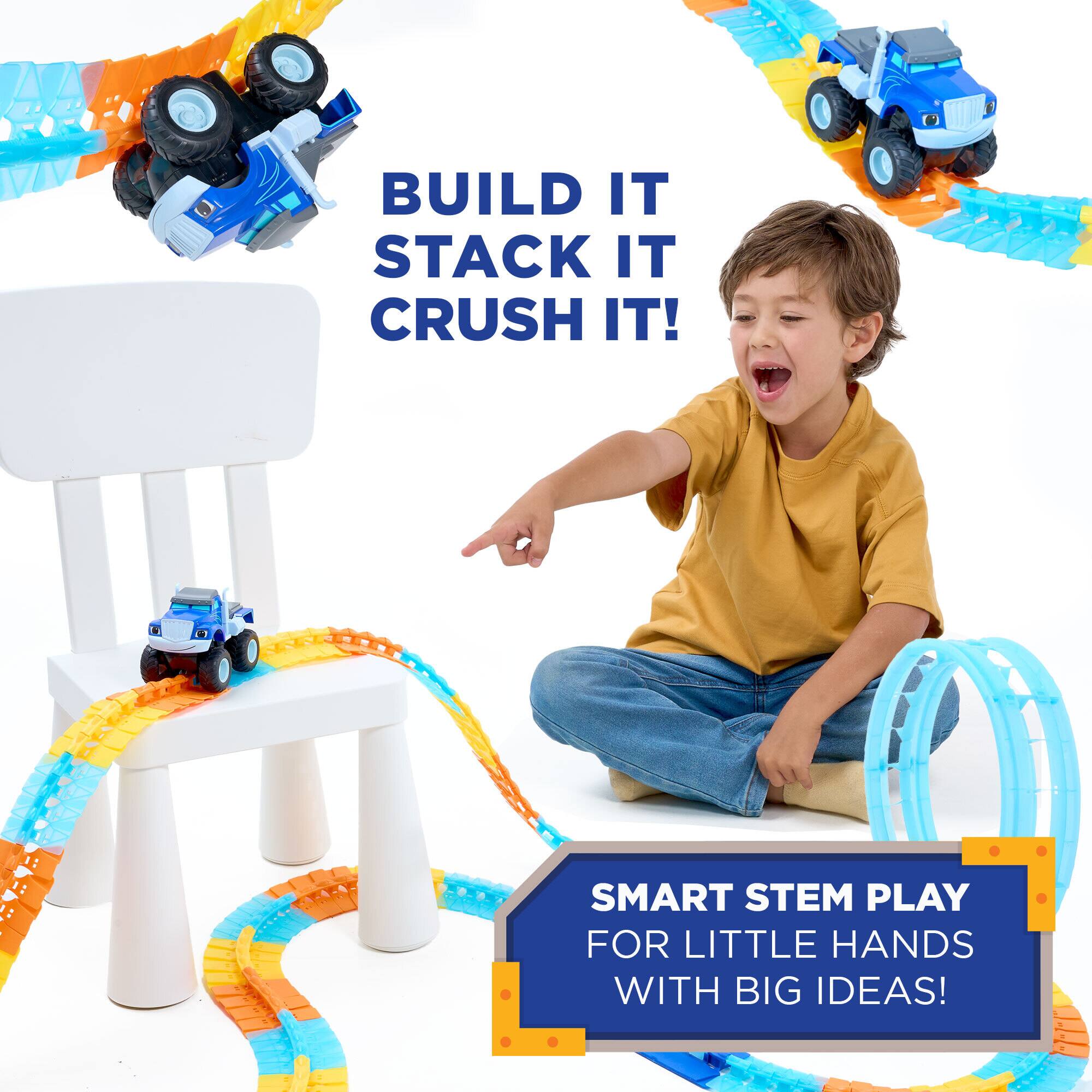 BUILD IT  
STACK IT  
CRUSH IT!  

SMART STEM PLAY  
FOR LITTLE HANDS  
WITH BIG IDEAS!