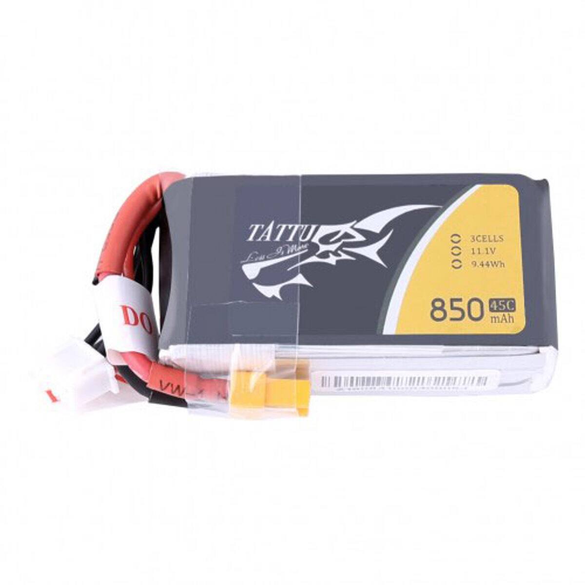 TATTU  
3CELLS 11.1V 9.44Wh 850 45C mAh