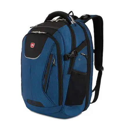 Front. SwissGear - 5358 USB ScanSmart Laptop Backpack 5358342418 - Blue/Black.
