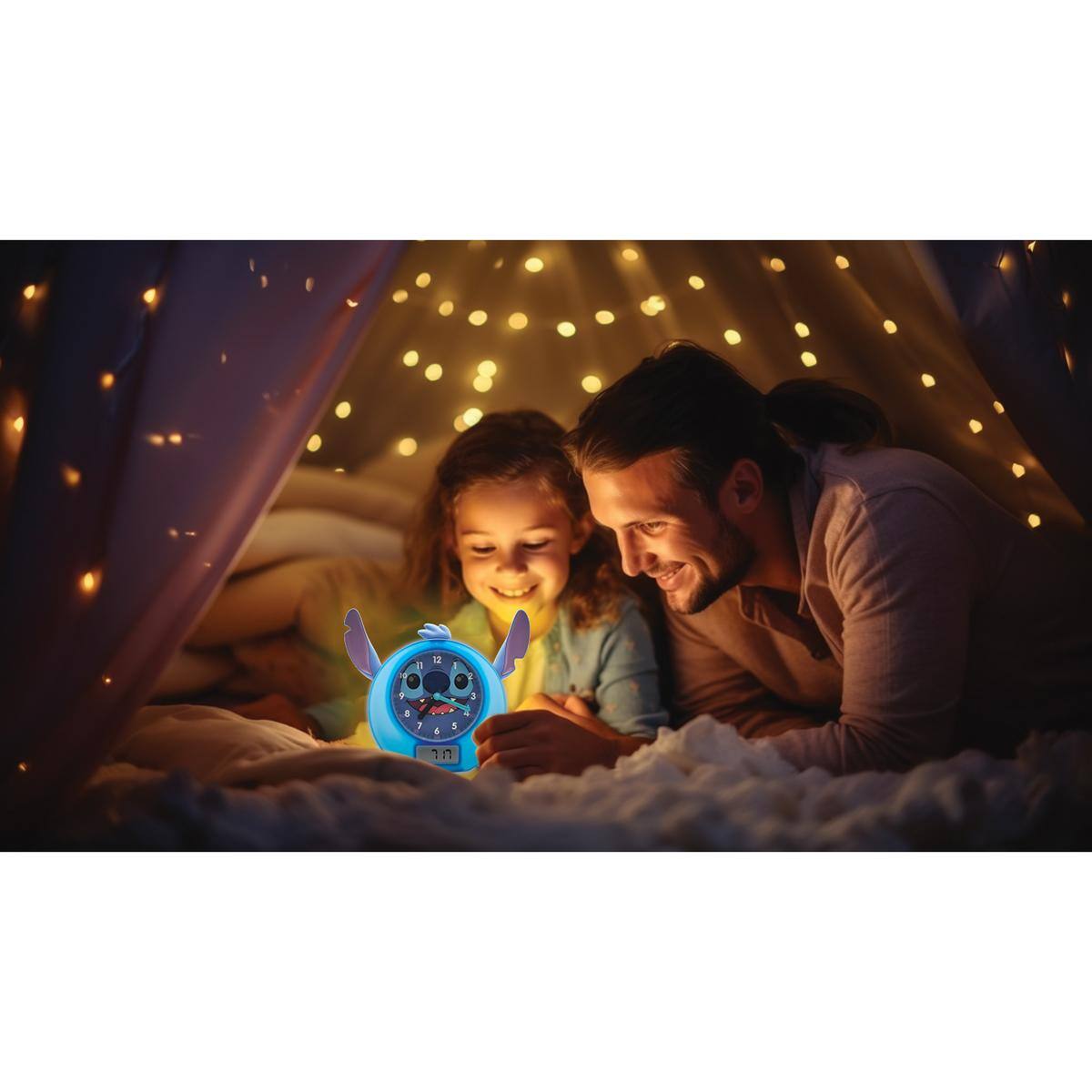 Alt View 5. Lexibook - Disney Stitch My Educational Sleep Companion with Night Light - BLUE.