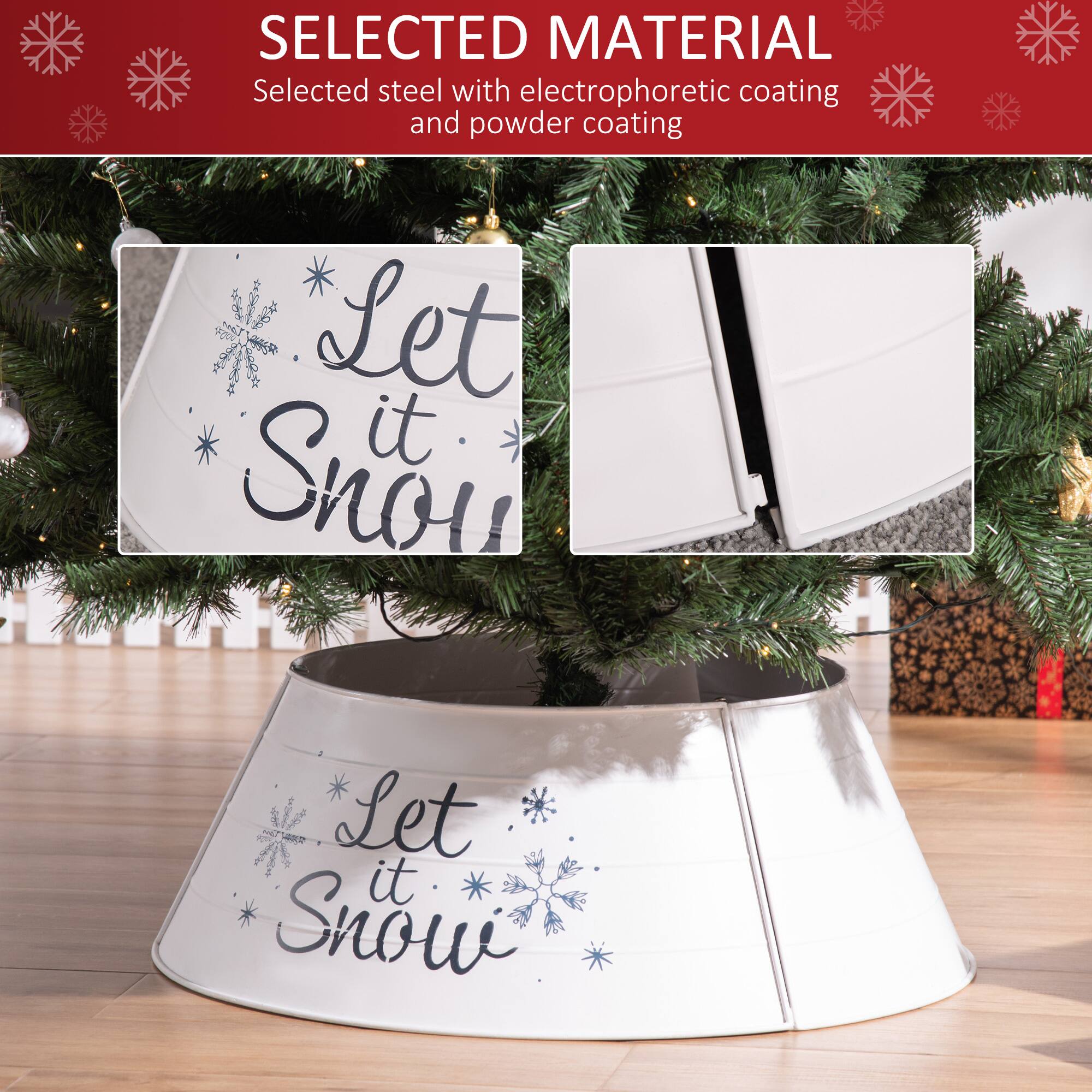 SELECTED MATERIAL
Selected steel with electrophoretic coating and powder coating

Let it Snow!