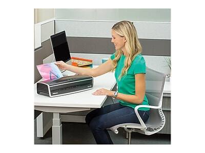 Alt View 5. Fellowes - Venus 2 125 Thermal & Cold Laminator, 12.5" Width - Silver/Black.