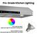 Pro-Grade Kitchen Lighting
- 8 Dimmable LED Lights
- Adjust your light for the perfect cooking view
- Natural 4000K LED Lights
- Enjoy gentle light that shows food's true colors