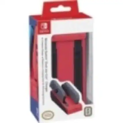 Front. RDS Industries - Nintendo Switch Joy-Con Charging Dock Red. - RP (Rating Pending)