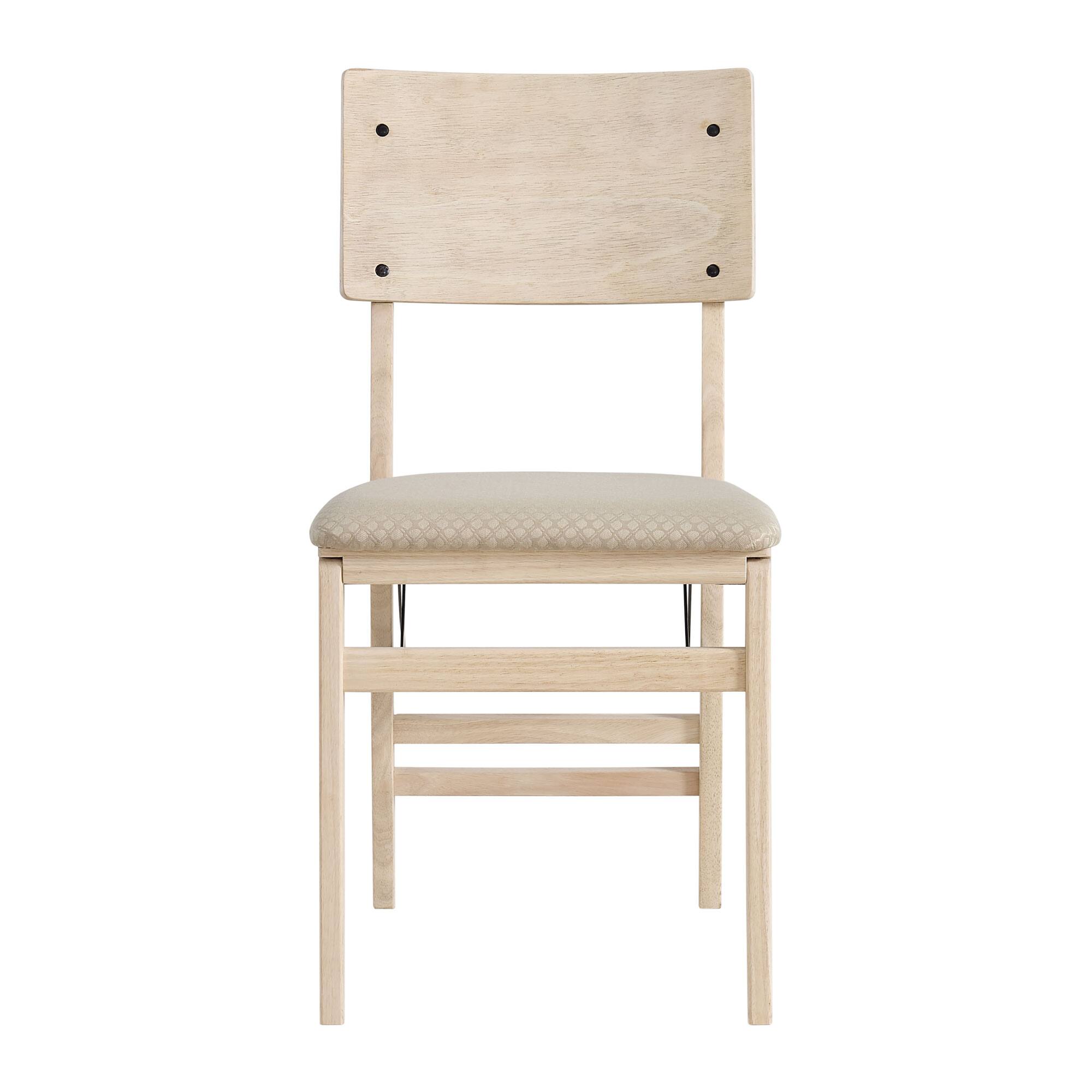 Alt View 7. Stakmore - Stakmore Unfinished Folding Chair Comfort Curve Back - Natural.