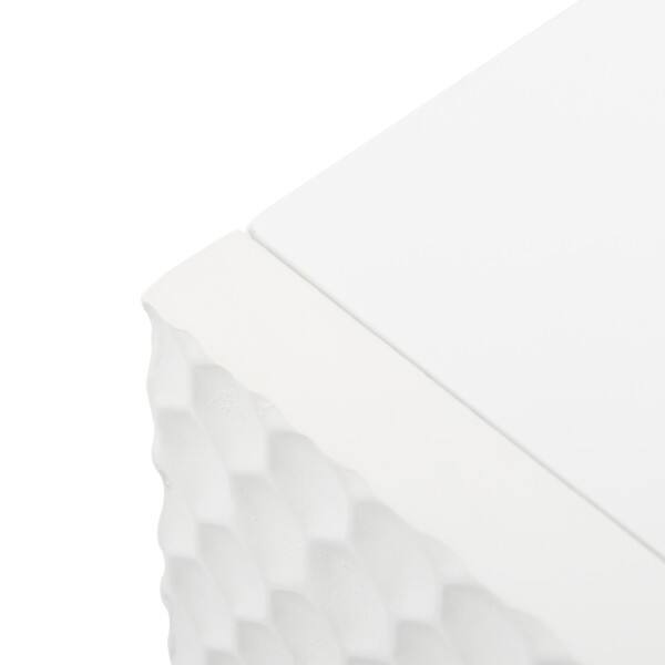Alt View 4. Adore Decor - Adore Decor Jolie Side Table, White - White.