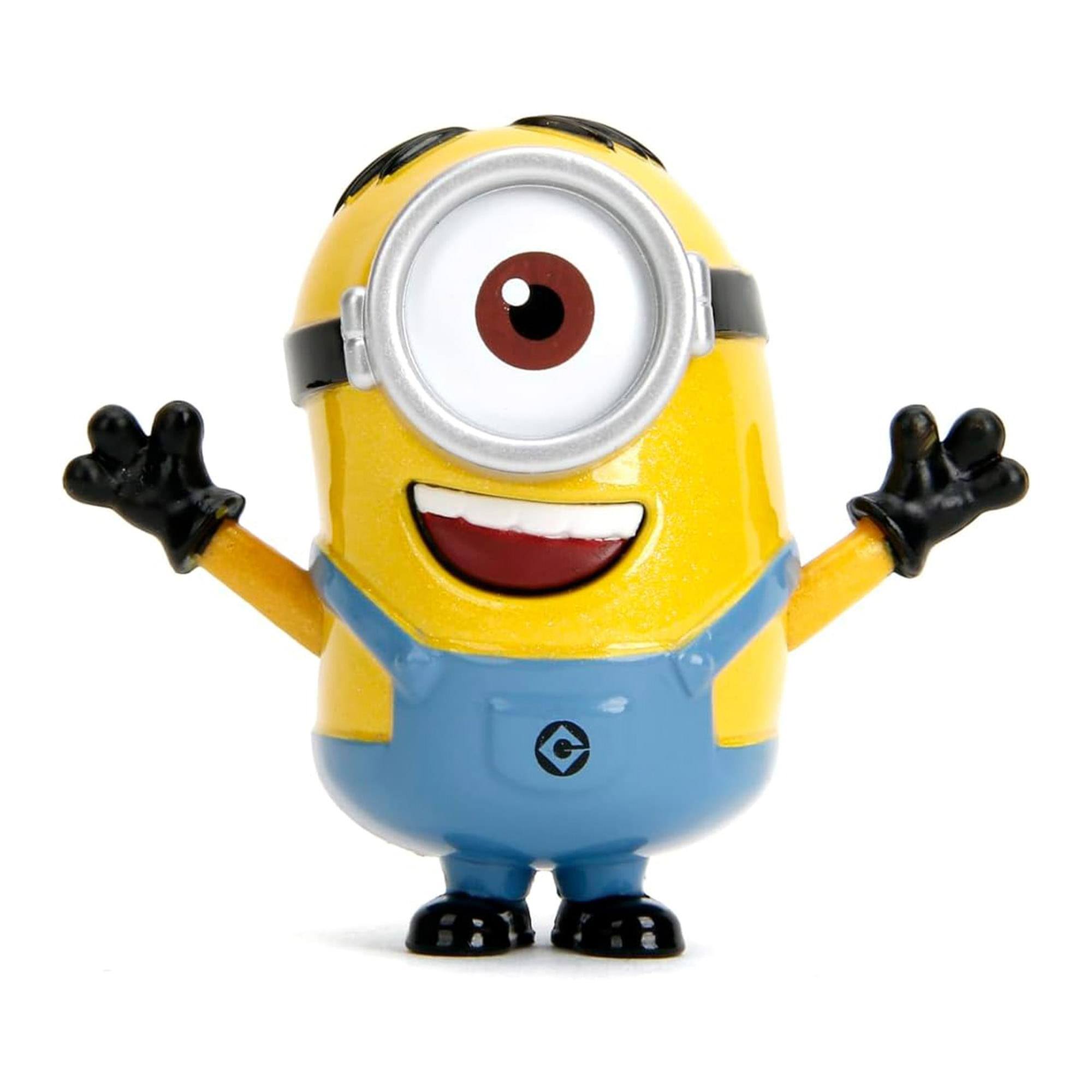 Alt View 5. Jada Toys - Minions 2.5 Inch MetalFigs 4-Pack - Multi-Colored.