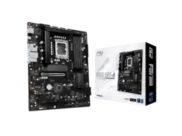 ASRock - B860 Pro-A LGA 1851 Intel B860 SATA 6Gb/s DDR5 Intel Core Ultra ATX Motherboard